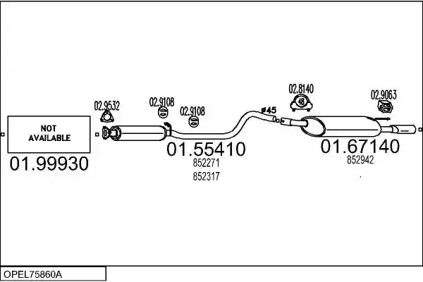 MTS OPEL75860A000546