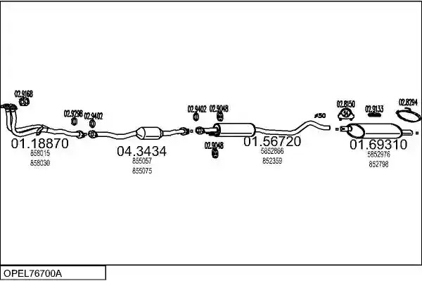 MTS OPEL76700A004743