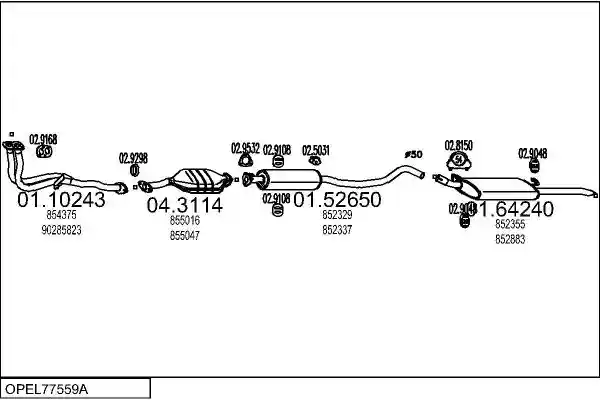 MTS OPEL77559A000999