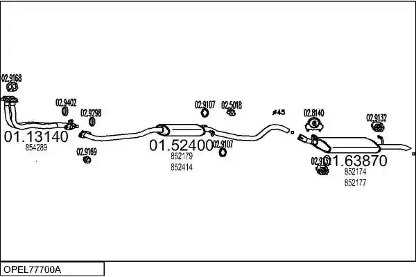 MTS OPEL77700A000827
