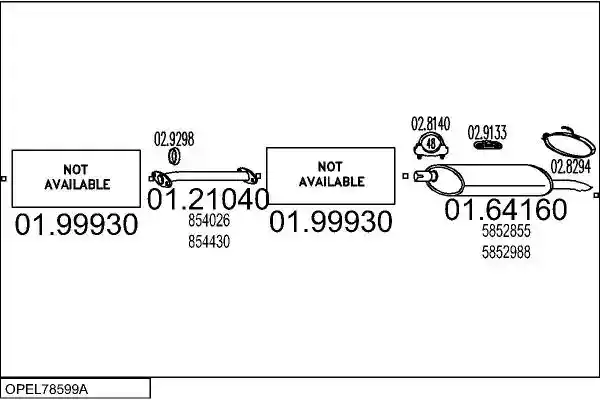 MTS OPEL78599A001793