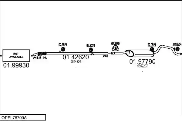 MTS OPEL78700A017575