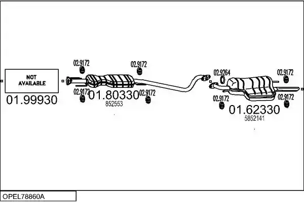 MTS OPEL78860A014158