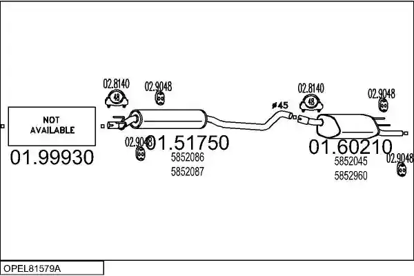 MTS OPEL81579A001840