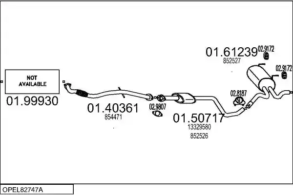 MTS OPEL82747A132555