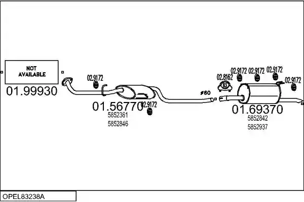 MTS OPEL83238A023439