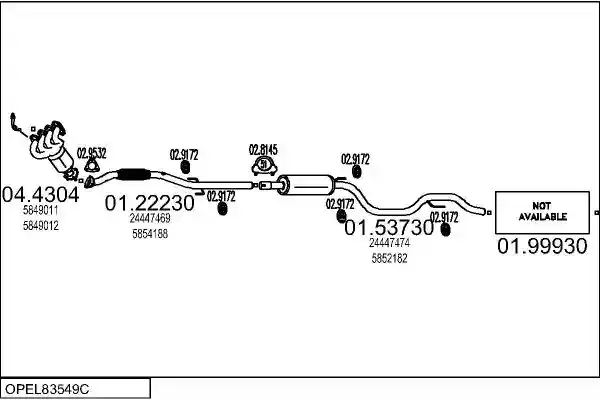 MTS OPEL83549C016459