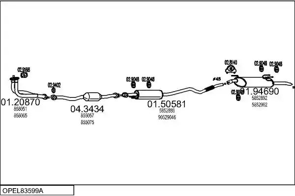 MTS OPEL83599A005536