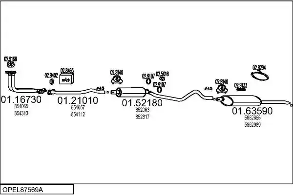 MTS OPEL87569A007172