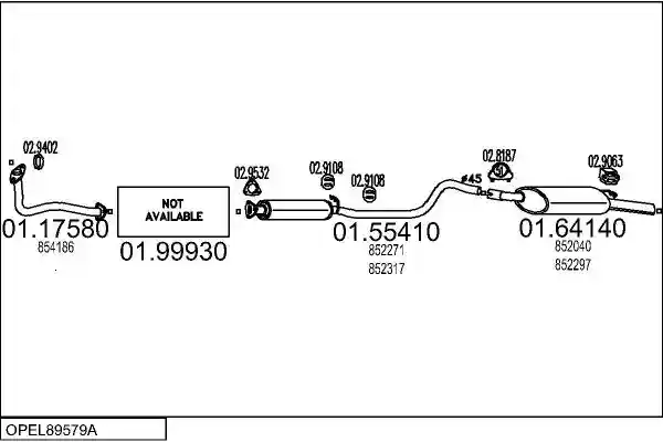 MTS OPEL89579A015072