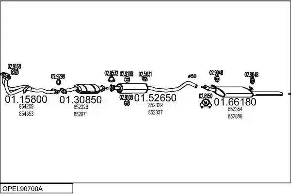 MTS OPEL90700A001005
