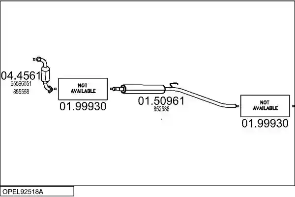 MTS OPEL92518A033061