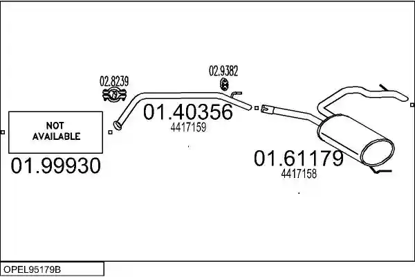 MTS OPEL95179B019923