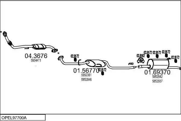 MTS OPEL97700A015324
