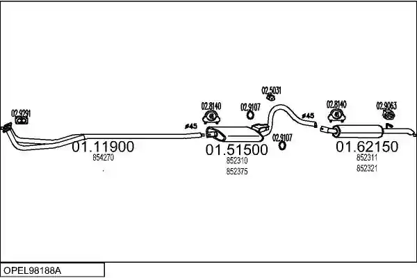 MTS OPEL98188A000662