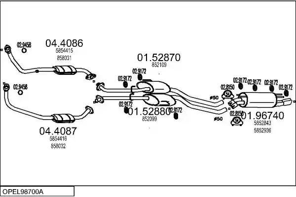 MTS OPEL98700A003867