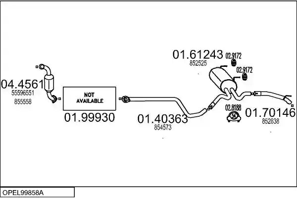 MTS OPEL99858A010458
