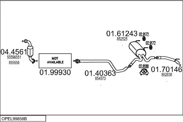 MTS OPEL99858B010458