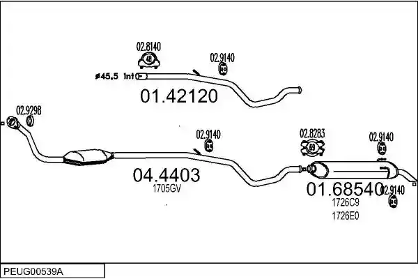 MTS PEUG00539A011422