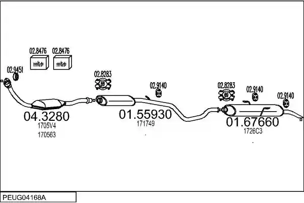 MTS PEUG04168A027086