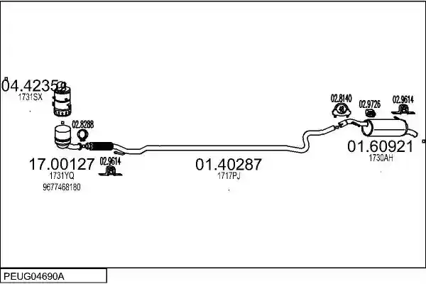 MTS PEUG04690A019354