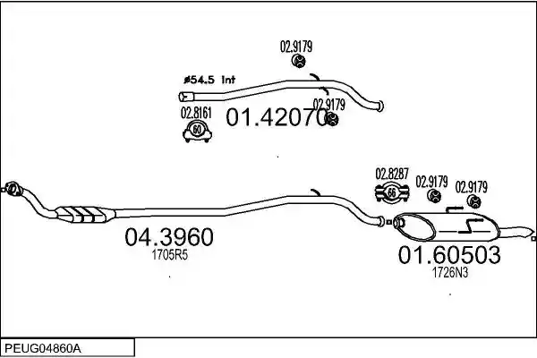 MTS PEUG04860A016000