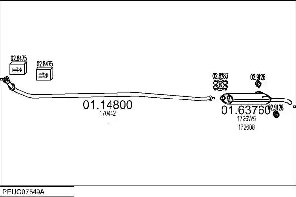 MTS PEUG07549A002292
