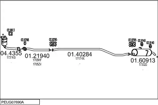 MTS PEUG07690A009466