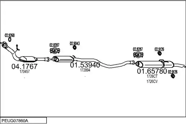 MTS PEUG07860A002400