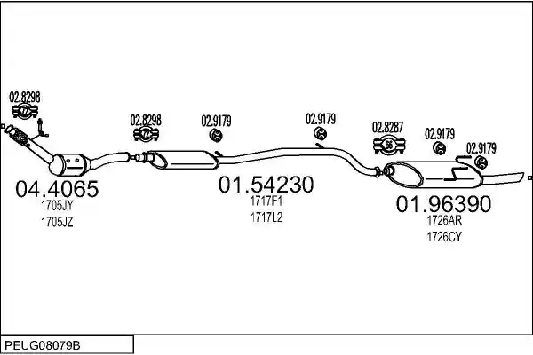 MTS PEUG08079B013081