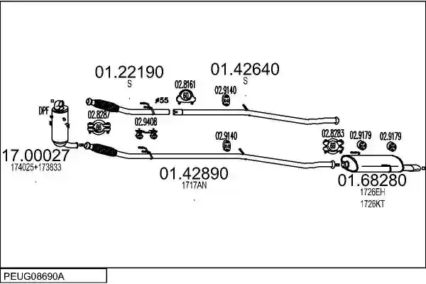 MTS PEUG08690A018106