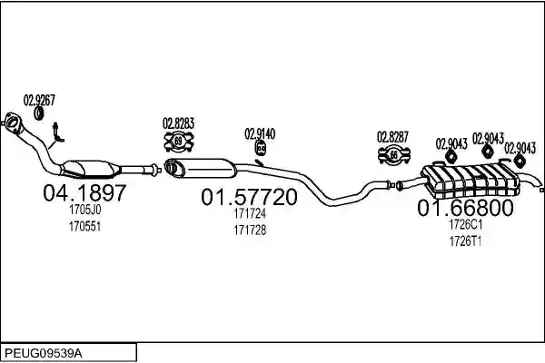 MTS PEUG09539A008403