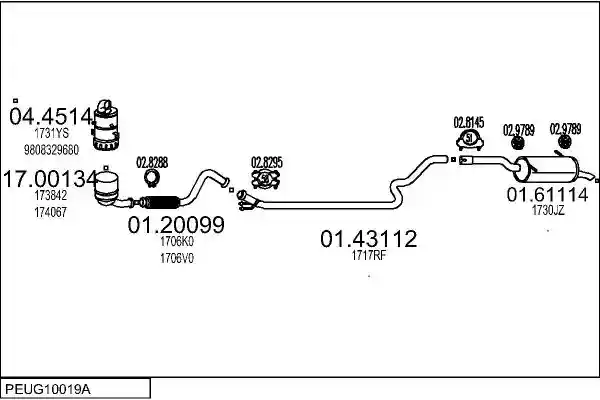 MTS PEUG10019A011045