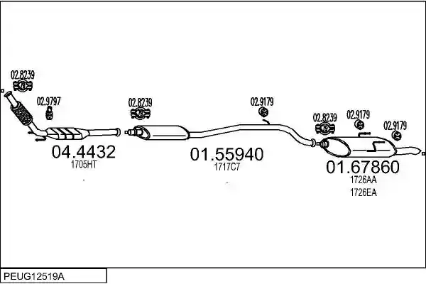 MTS PEUG12519A009981