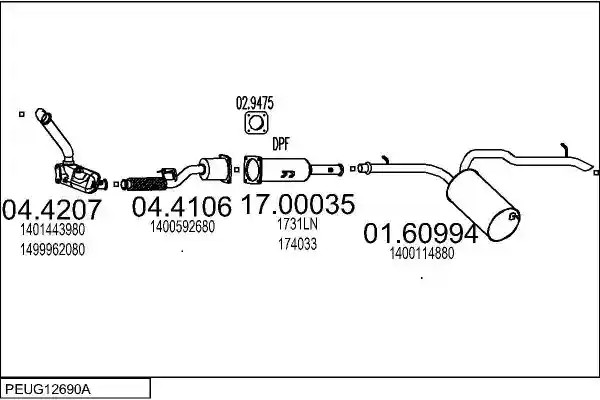 MTS PEUG12690A019771
