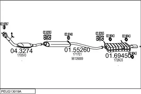 MTS PEUG13019A008412