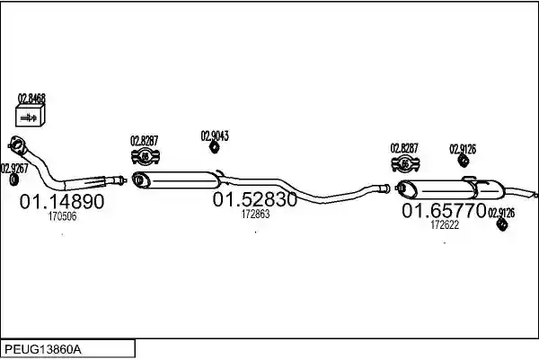 MTS PEUG13860A008593