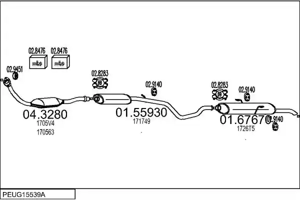 MTS PEUG15539A008397