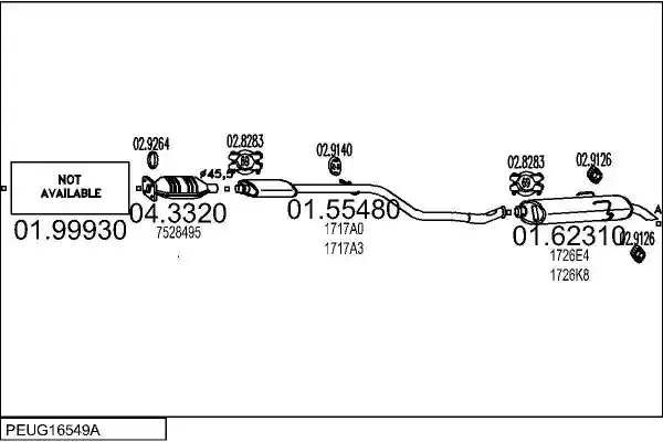 MTS PEUG16549A005621