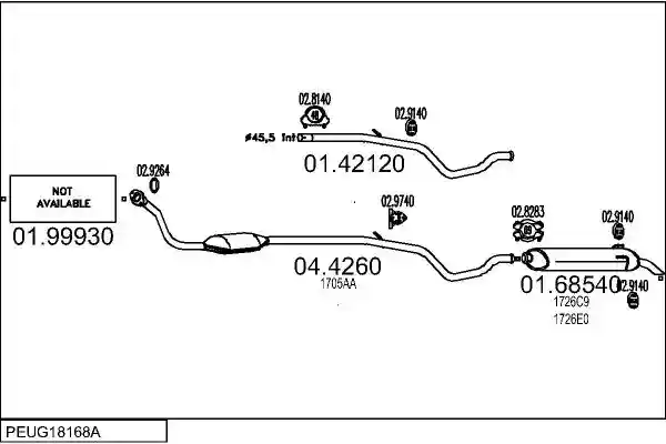 MTS PEUG18168A027082
