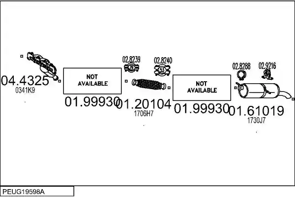 MTS PEUG19598A018638