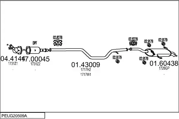 MTS PEUG20509A013167