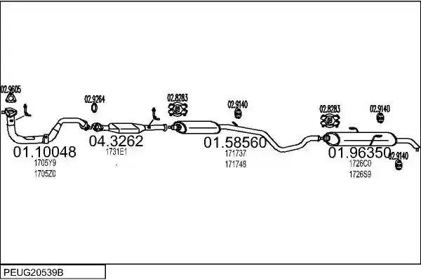 MTS PEUG20539B008394