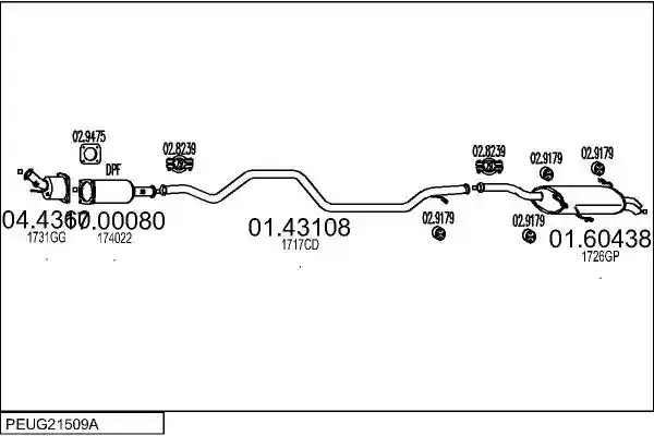 MTS PEUG21509A013167