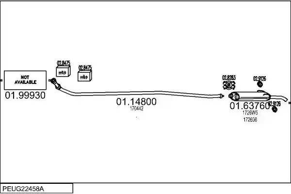 MTS PEUG22458A013303