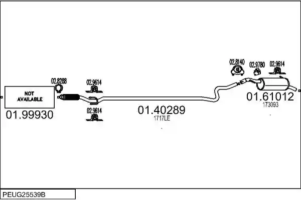 MTS PEUG25539B023389