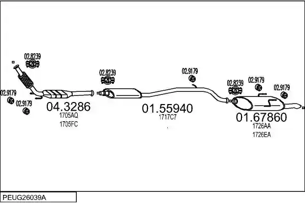 MTS PEUG26039A016288