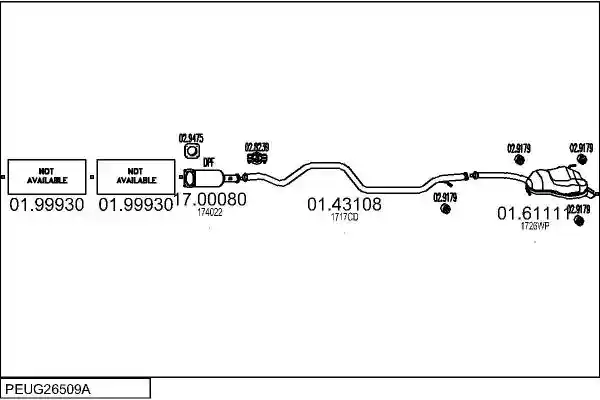 MTS PEUG26509A019003