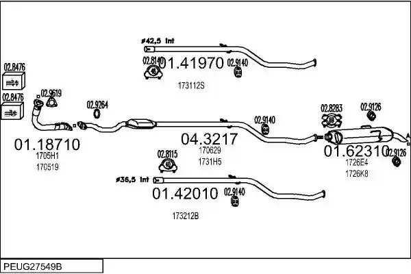 MTS PEUG27549B013502