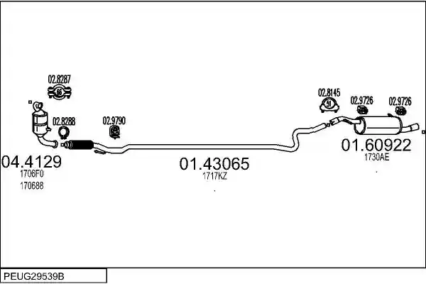 MTS PEUG29539B023388